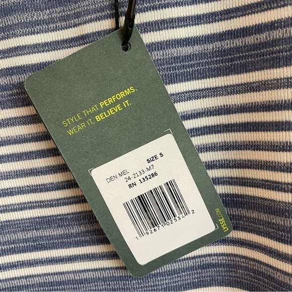 NWT Lyssé Mulholland Midi Tank Dress, Blue & White Stripe, Size S - Picture 8 of 10